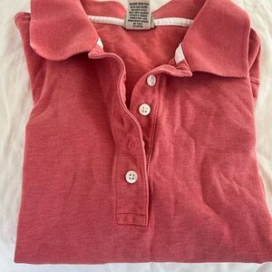 L.L. Bean collared short sleeve top